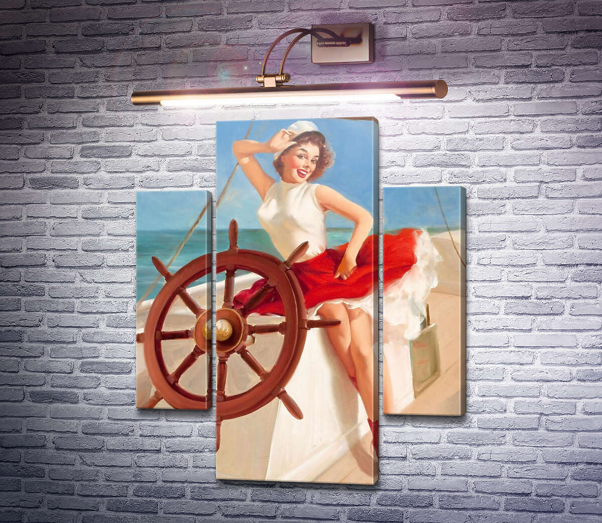 Модульна картина Морячка (Модуль №5) Джил Елвгрен (Gil Elvgren) Модульна картина Морячка (Модуль №5) Джил Елвгрен (Gil Elvgren)