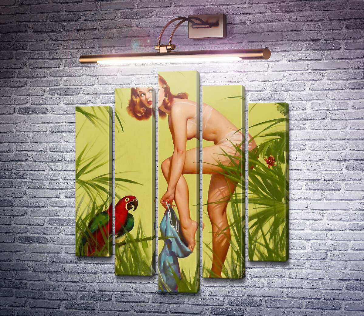 Модульна картина Оголена натура (Модуль №4) Джил Елвгрен (Gil Elvgren) Модульна картина Оголена натура (Модуль №4) Джил Елвгрен (Gil Elvgren)