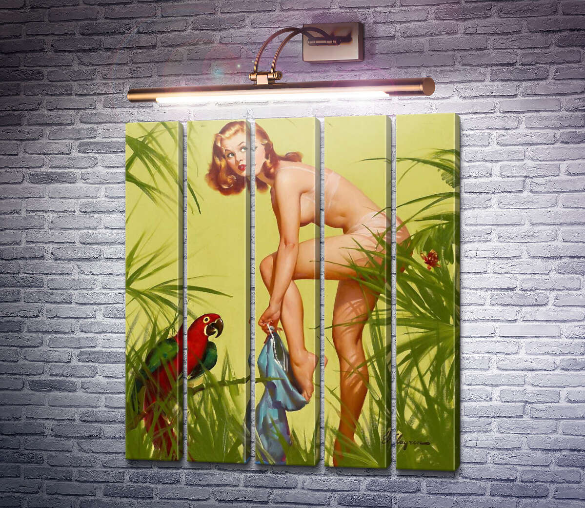 Модульная картина Обнаженная натура (Модуль №26) Джил Элвгрен (Gil Elvgren) Модульная картина Обнаженная натура (Модуль №26) Джил Элвгрен (Gil Elvgren)