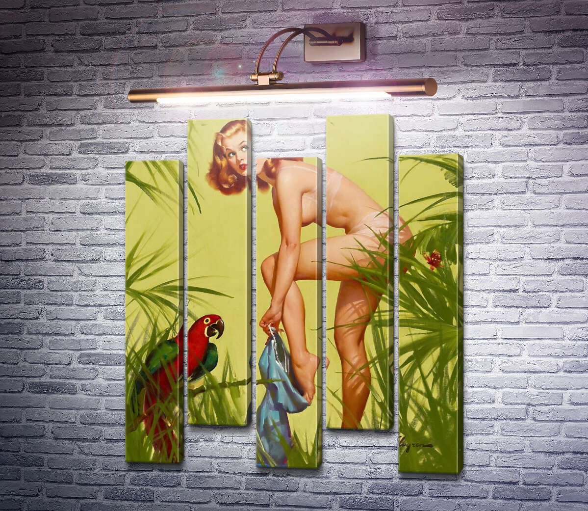 Модульна картина Оголена натура (Модуль №30) Джил Елвгрен (Gil Elvgren) Модульна картина Оголена натура (Модуль №30) Джил Елвгрен (Gil Elvgren)