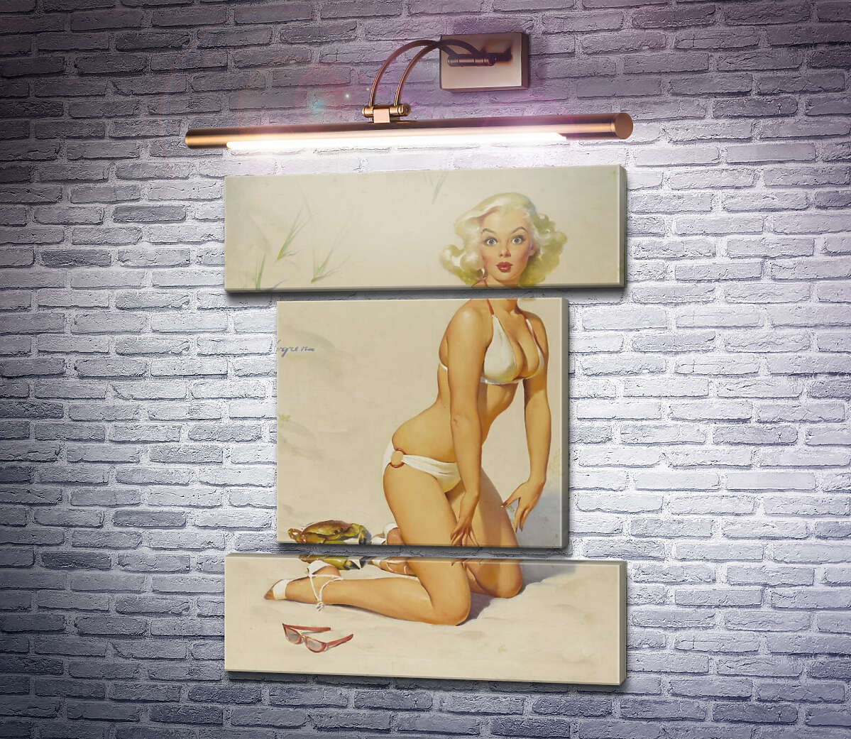 Модульная картина Тревога (Модуль №18) Джил Элвгрен (Gil Elvgren) Модульная картина Тревога (Модуль №18) Джил Элвгрен (Gil Elvgren)