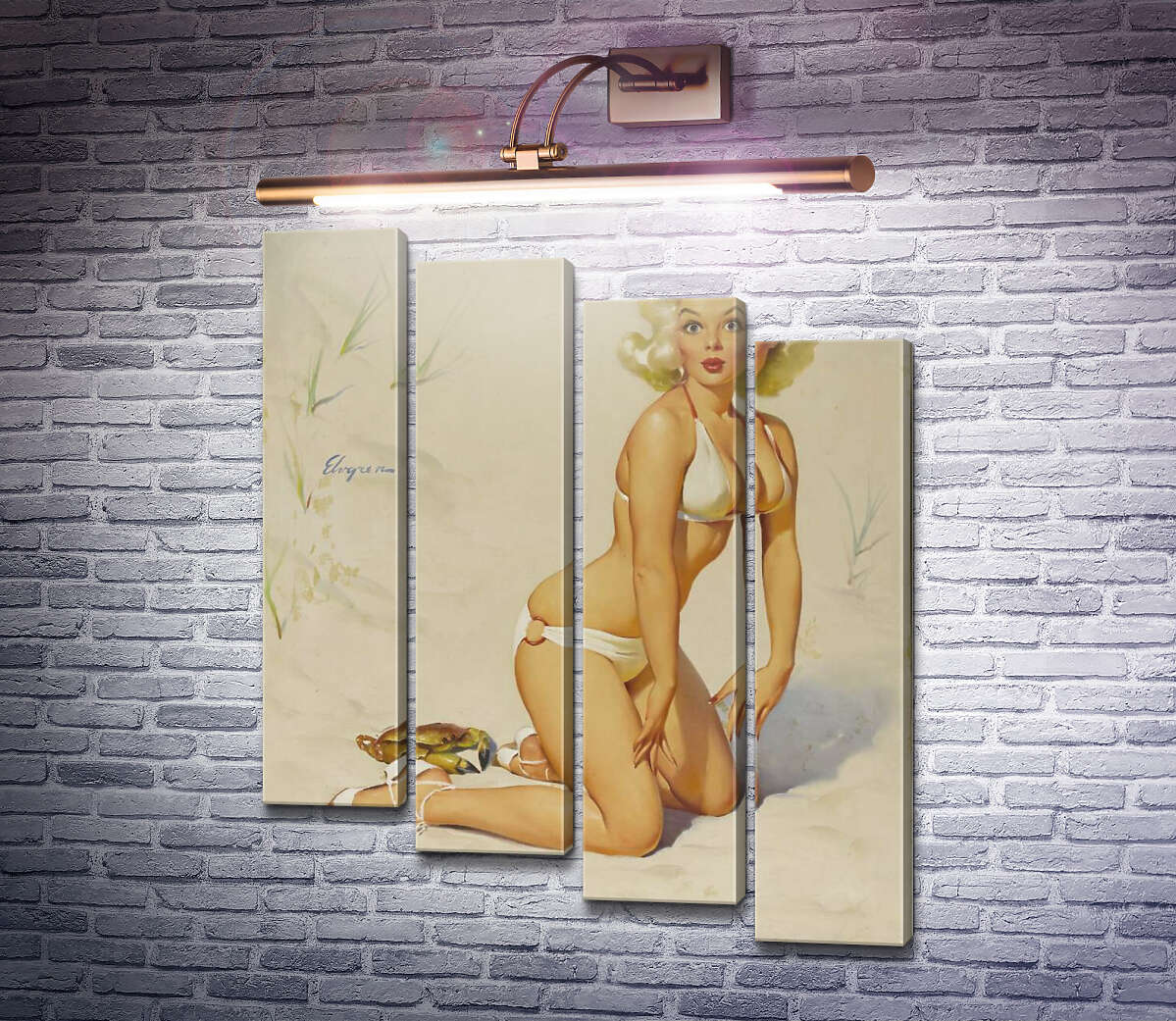 Модульная картина Тревога (Модуль №19) Джил Элвгрен (Gil Elvgren) Модульная картина Тревога (Модуль №19) Джил Элвгрен (Gil Elvgren)