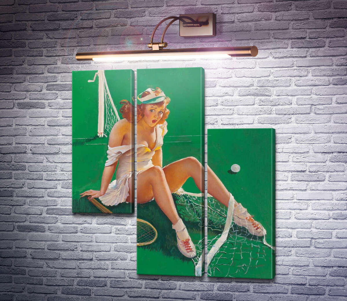 Модульна картина Невдача (Модуль №13) Джил Елвгрен (Gil Elvgren)