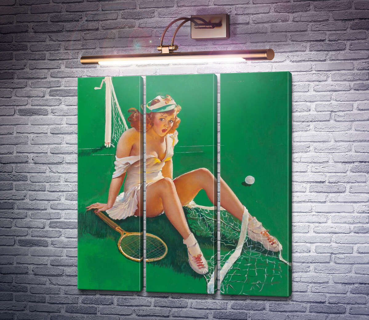 Модульна картина Невдача (Модуль №2) Джил Елвгрен (Gil Elvgren)