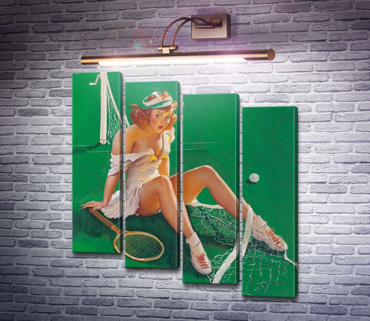 Модульная картина Неудача (Модуль №19) Джил Элвгрен (Gil Elvgren)
