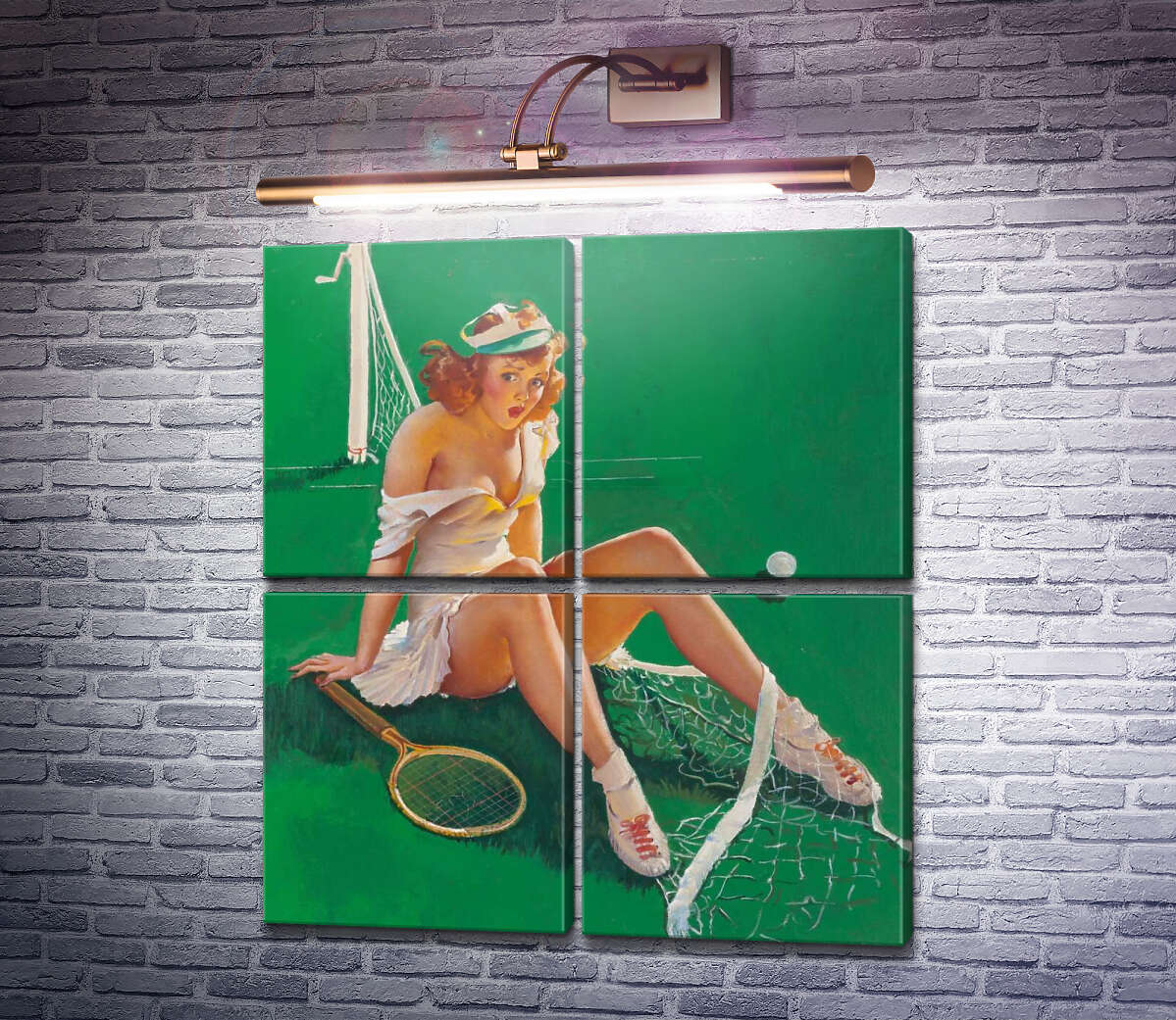 Модульная картина Неудача (Модуль №25) Джил Элвгрен (Gil Elvgren)