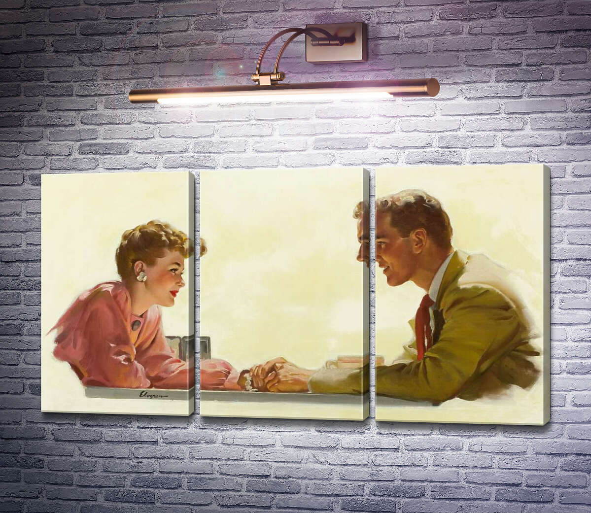 Модульная картина Свидание (Модуль №2) Джил Элвгрен (Gil Elvgren) Модульная картина Свидание (Модуль №2) Джил Элвгрен (Gil Elvgren)