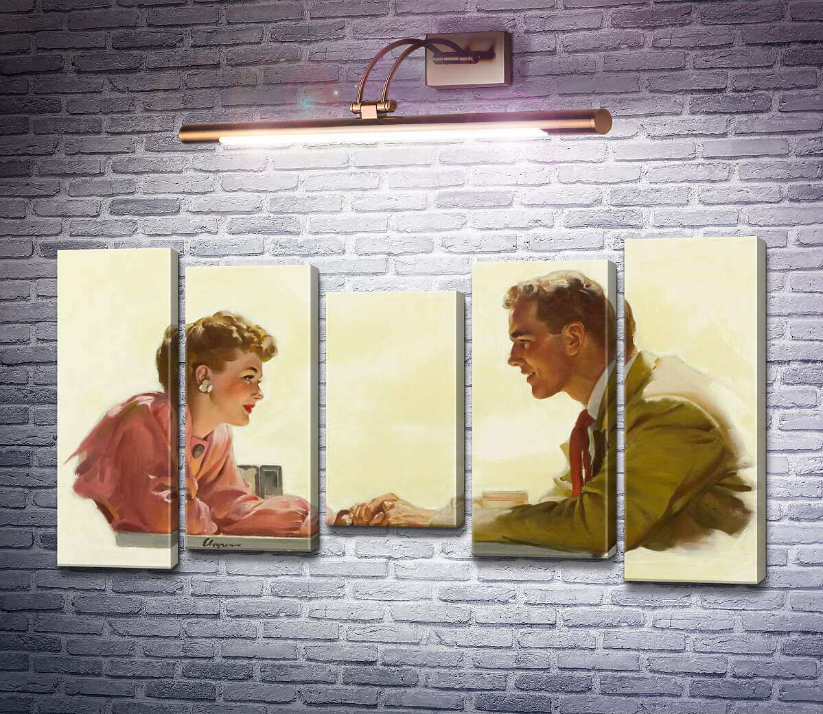 Модульная картина Свидание (Модуль №27) Джил Элвгрен (Gil Elvgren) Модульная картина Свидание (Модуль №27) Джил Элвгрен (Gil Elvgren)