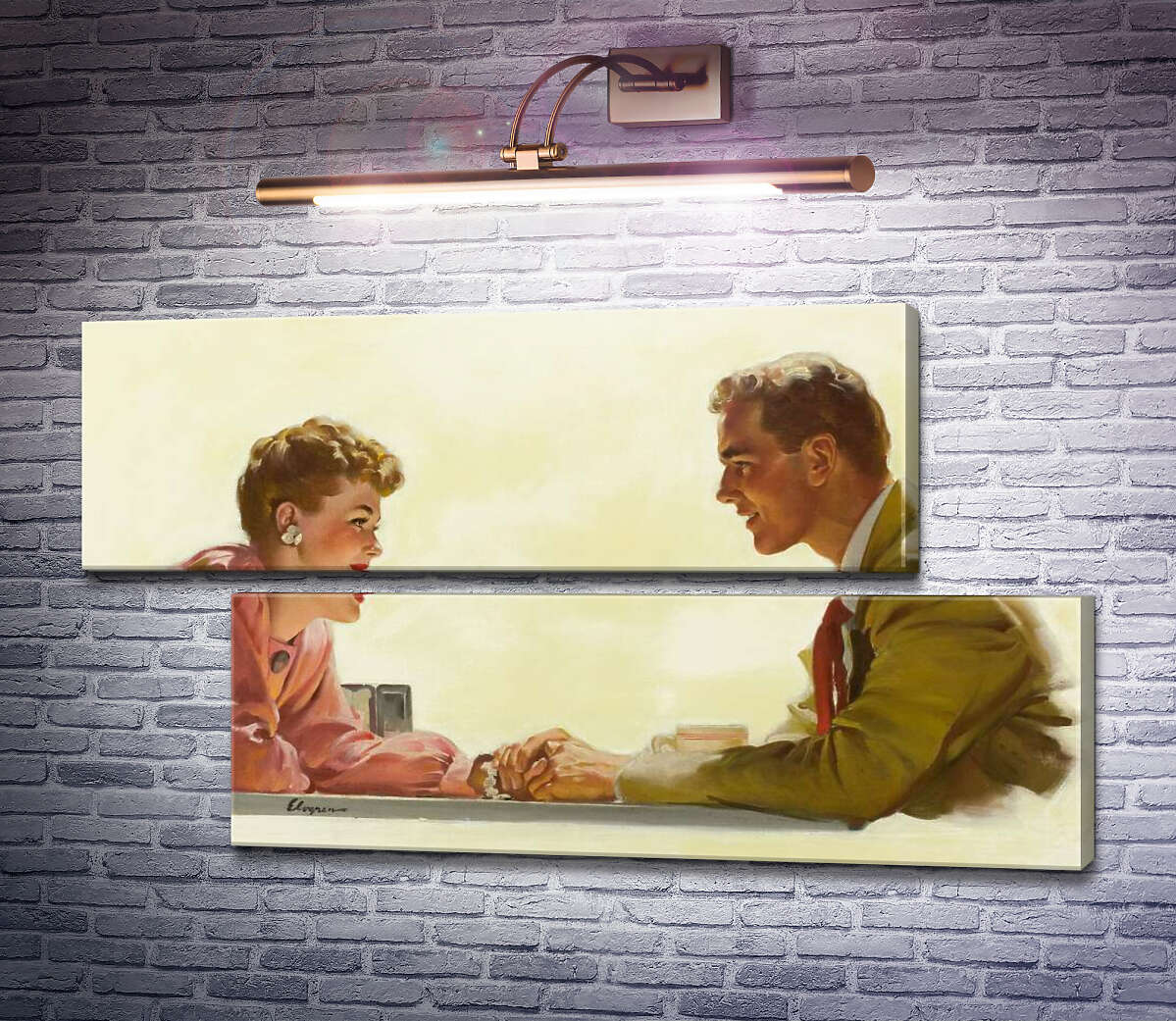 Модульная картина Свидание (Модуль №8) Джил Элвгрен (Gil Elvgren) Модульная картина Свидание (Модуль №8) Джил Элвгрен (Gil Elvgren)