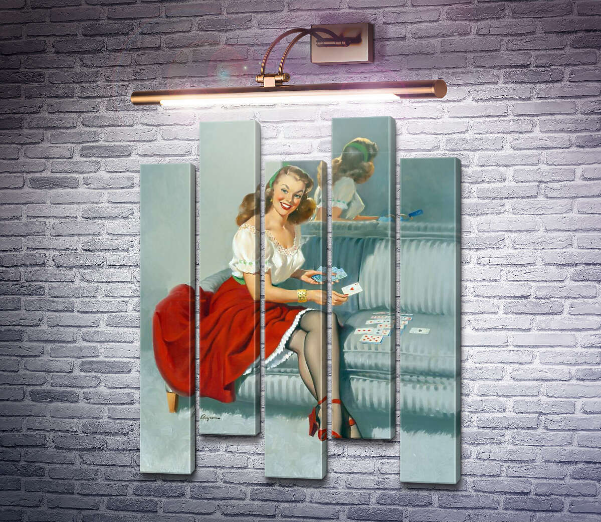 Модульна картина Туз чирвей (Модуль №30) Джил Елвгрен (Gil Elvgren) Модульна картина Туз чирвей (Модуль №30) Джил Елвгрен (Gil Elvgren)