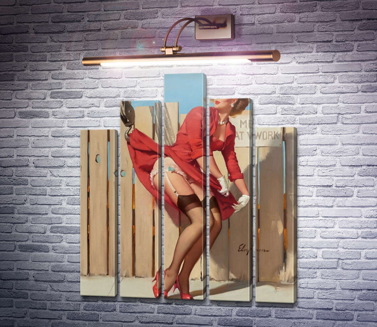 Модульна картина Хороший улов (Модуль №29) Джил Елвгрен (Gil Elvgren) Модульна картина Хороший улов (Модуль №29) Джил Елвгрен (Gil Elvgren)