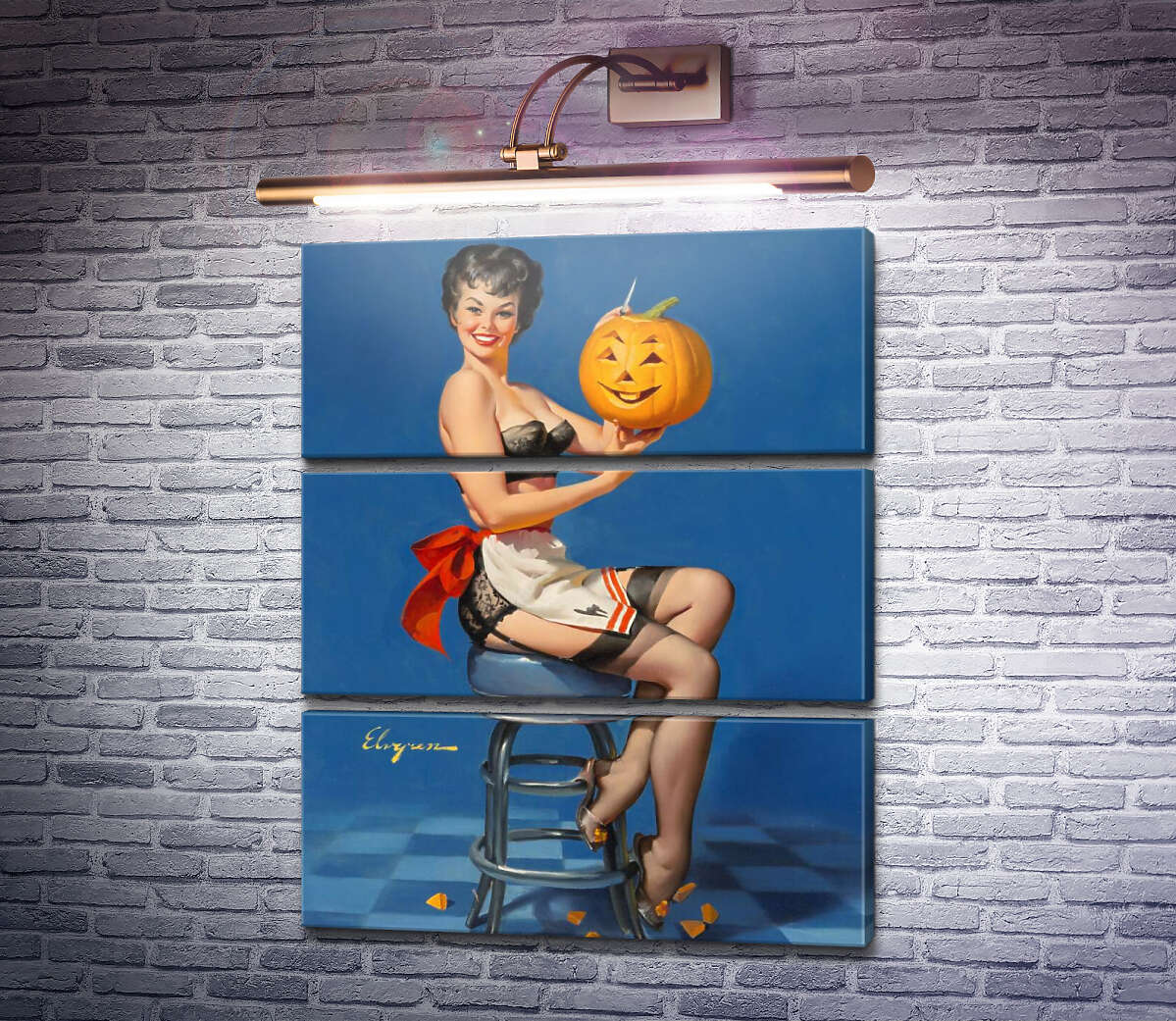 Модульная картина Улыбки (Модуль №15) Джил Элвгрен (Gil Elvgren) Модульная картина Улыбки (Модуль №15) Джил Элвгрен (Gil Elvgren)
