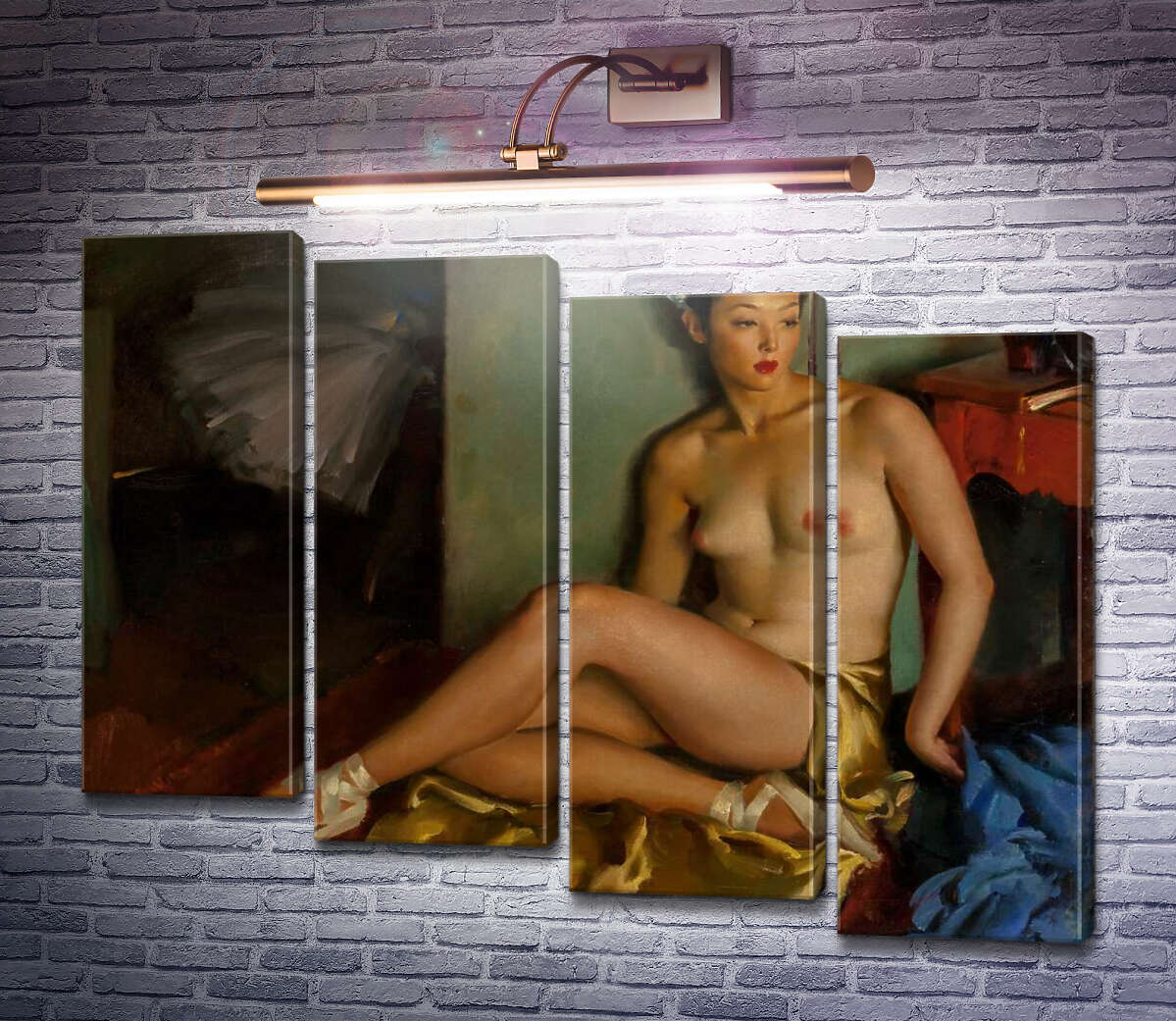 Модульная картина Балерина (Модуль №19) Джил Элвгрен (Gil Elvgren)