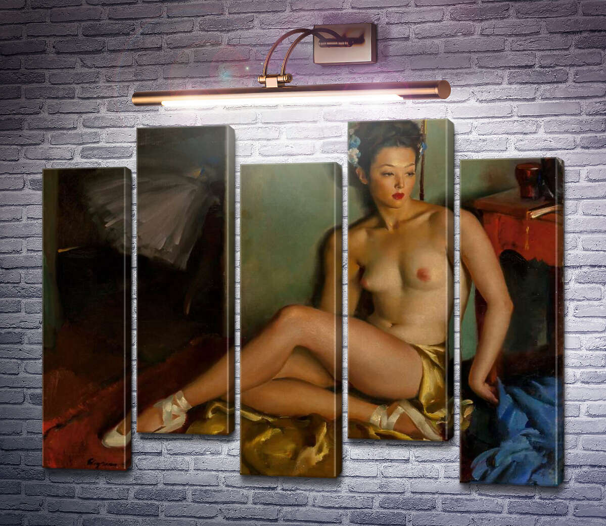 Модульна картина Балерина (Модуль №30) Джил Елвгрен (Gil Elvgren) Модульна картина Балерина (Модуль №30) Джил Елвгрен (Gil Elvgren)
