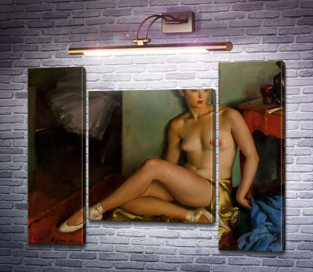 Модульная картина Балерина (Модуль №11) Джил Элвгрен (Gil Elvgren) Модульная картина Балерина (Модуль №11) Джил Элвгрен (Gil Elvgren)