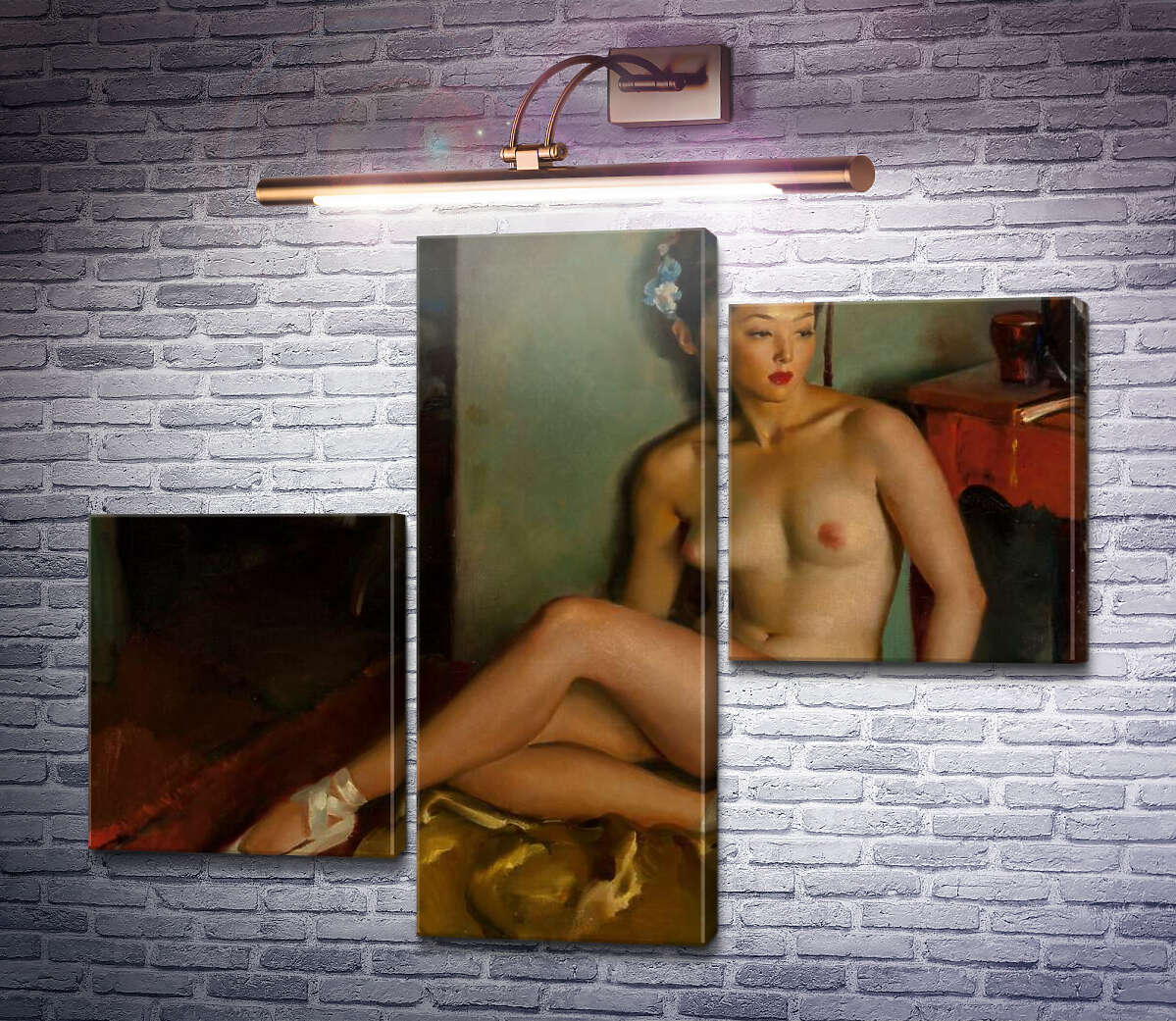 Модульна картина Балерина (Модуль №12) Джил Елвгрен (Gil Elvgren) Модульна картина Балерина (Модуль №12) Джил Елвгрен (Gil Elvgren)