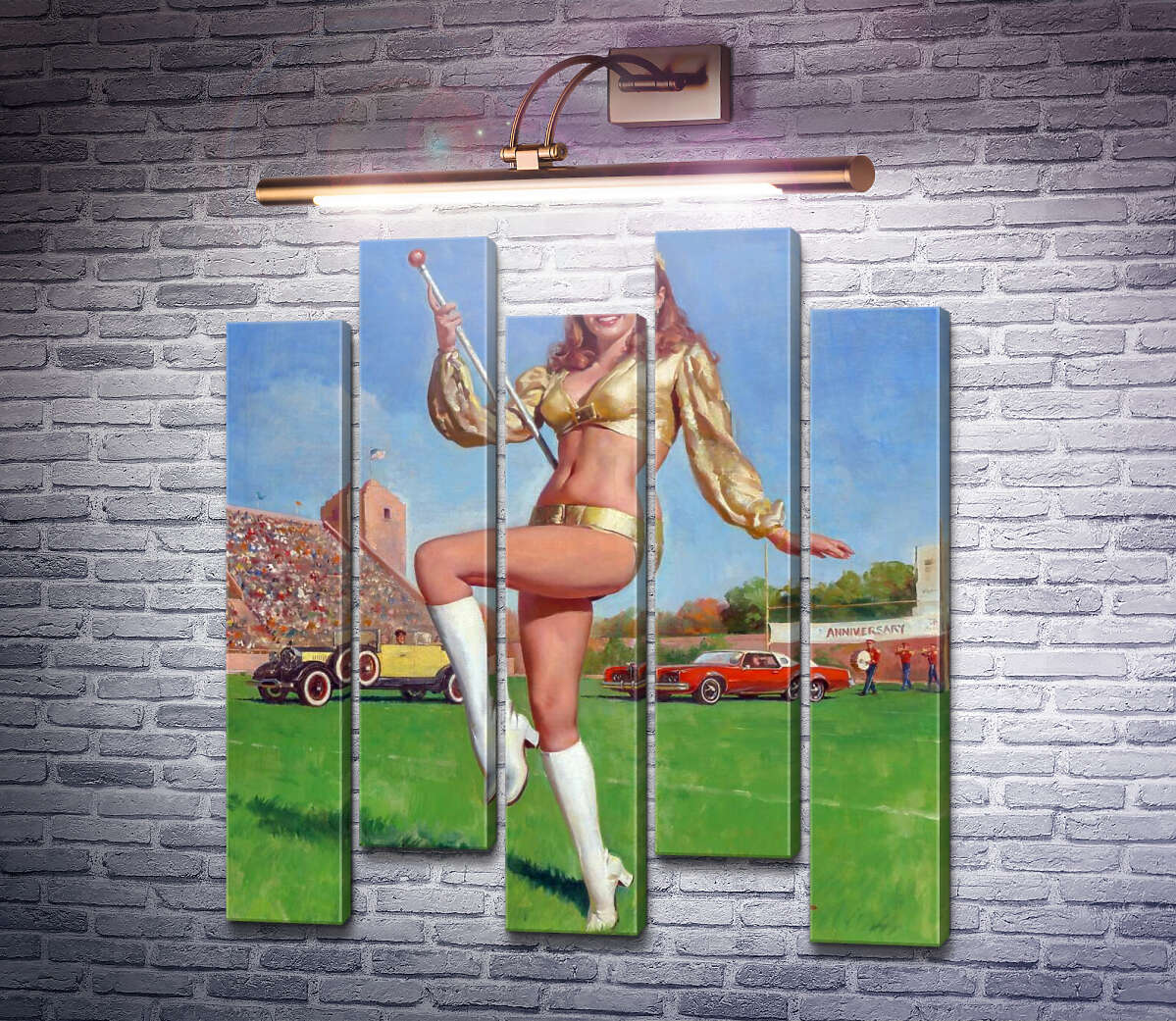 Модульна картина Домашня королева (Модуль №30) Джил Елвгрен (Gil Elvgren) Модульна картина Домашня королева (Модуль №30) Джил Елвгрен (Gil Elvgren)