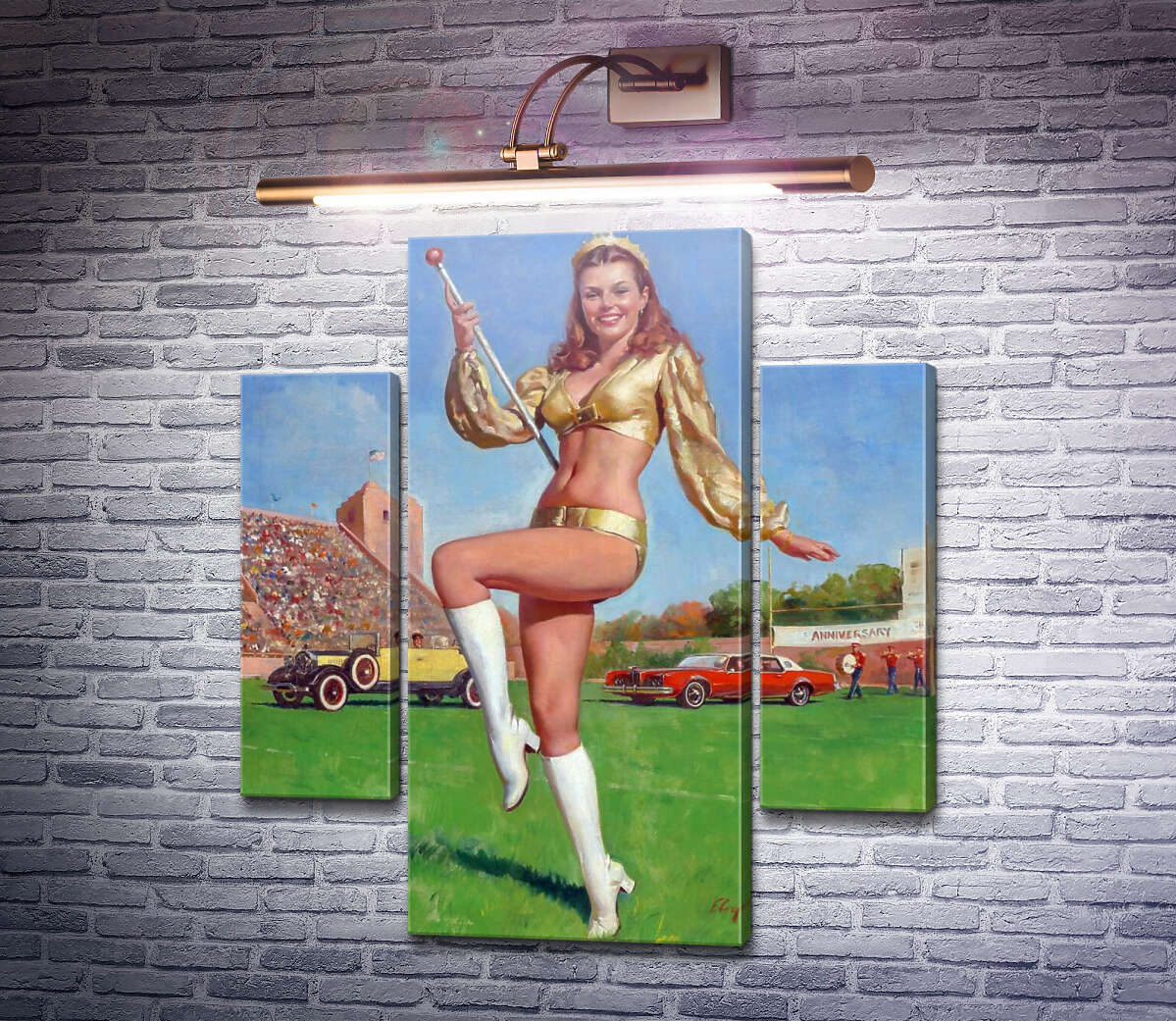 Модульна картина Домашня королева (Модуль №5) Джил Елвгрен (Gil Elvgren) Модульна картина Домашня королева (Модуль №5) Джил Елвгрен (Gil Elvgren)