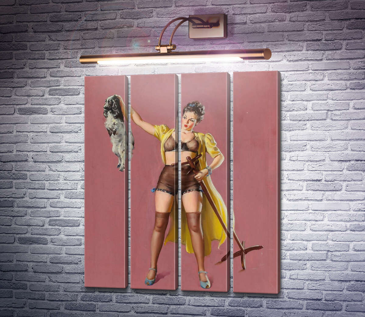 Модульна картина Невиправдана довіра (Модуль №24) Джил Елвгрен (Gil Elvgren) Модульна картина Невиправдана довіра (Модуль №24) Джил Елвгрен (Gil Elvgren)