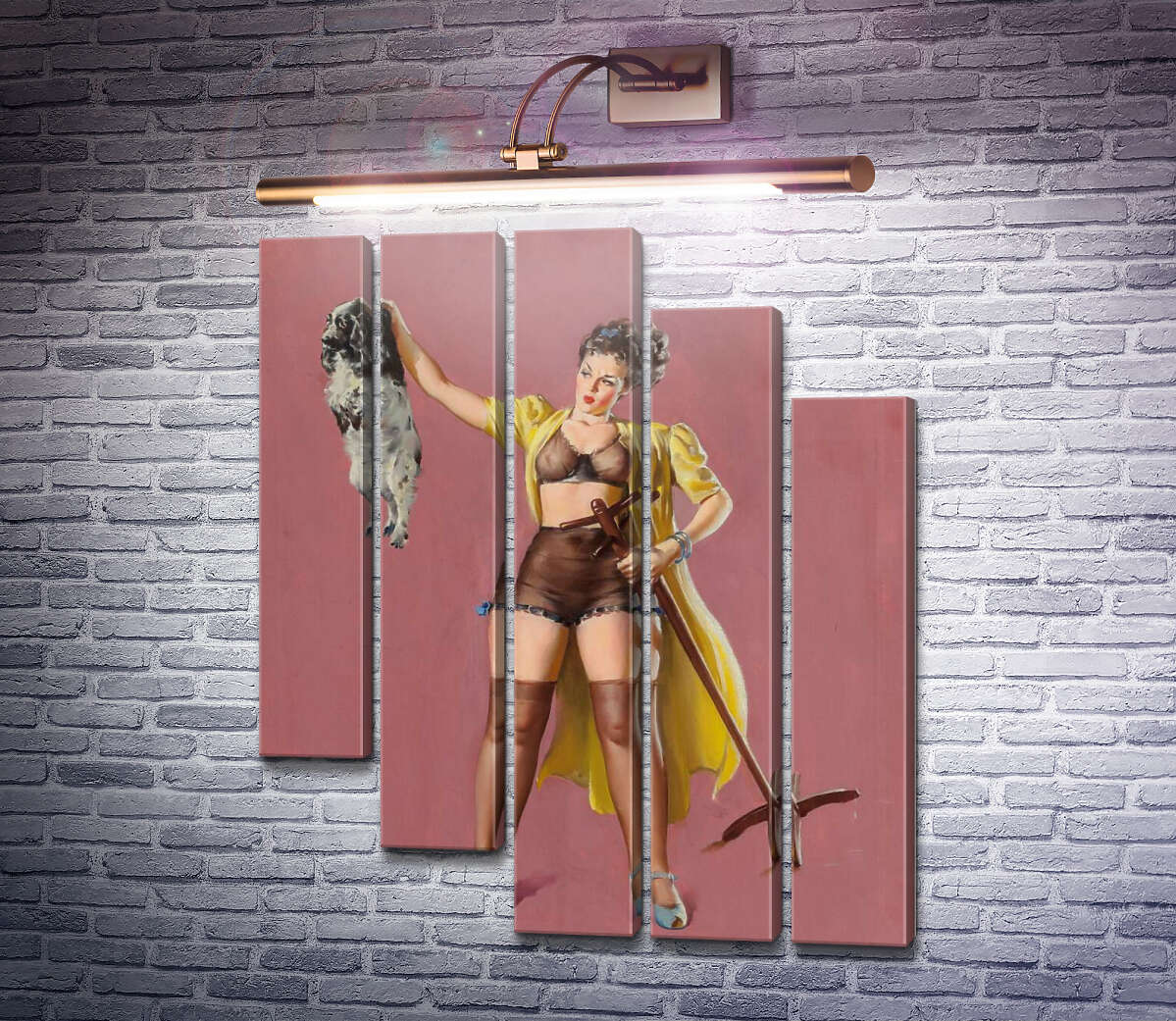 Модульна картина Невиправдана довіра (Модуль №28) Джил Елвгрен (Gil Elvgren) Модульна картина Невиправдана довіра (Модуль №28) Джил Елвгрен (Gil Elvgren)