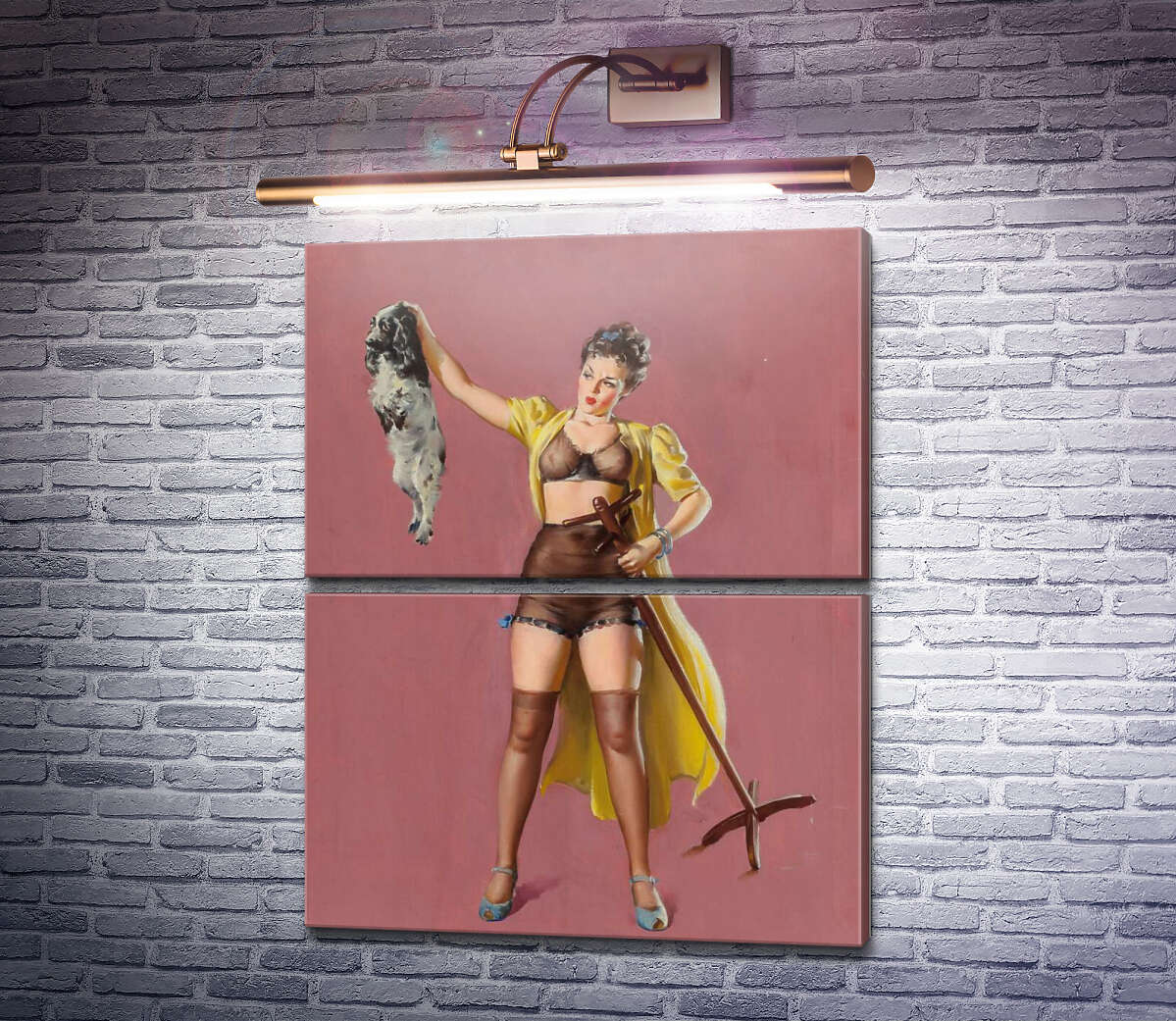 Модульна картина Невиправдана довіра (Модуль №7) Джил Елвгрен (Gil Elvgren) Модульна картина Невиправдана довіра (Модуль №7) Джил Елвгрен (Gil Elvgren)