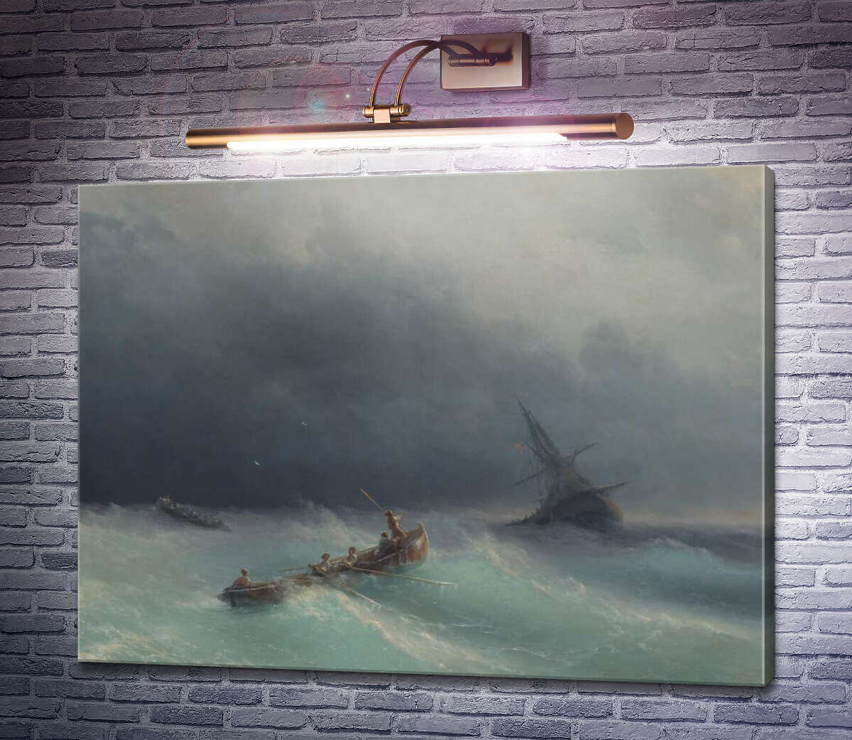 Картина Шторм на морі Іван Айвазовський