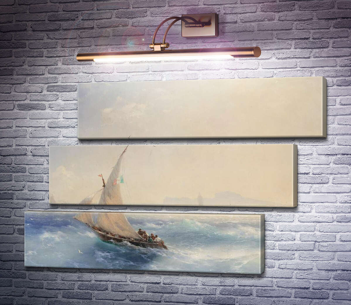 Модульна картина Порятунок на морі (Модуль №17) Іван Айвазовський Модульна картина Порятунок на морі (Модуль №17) Іван Айвазовський
