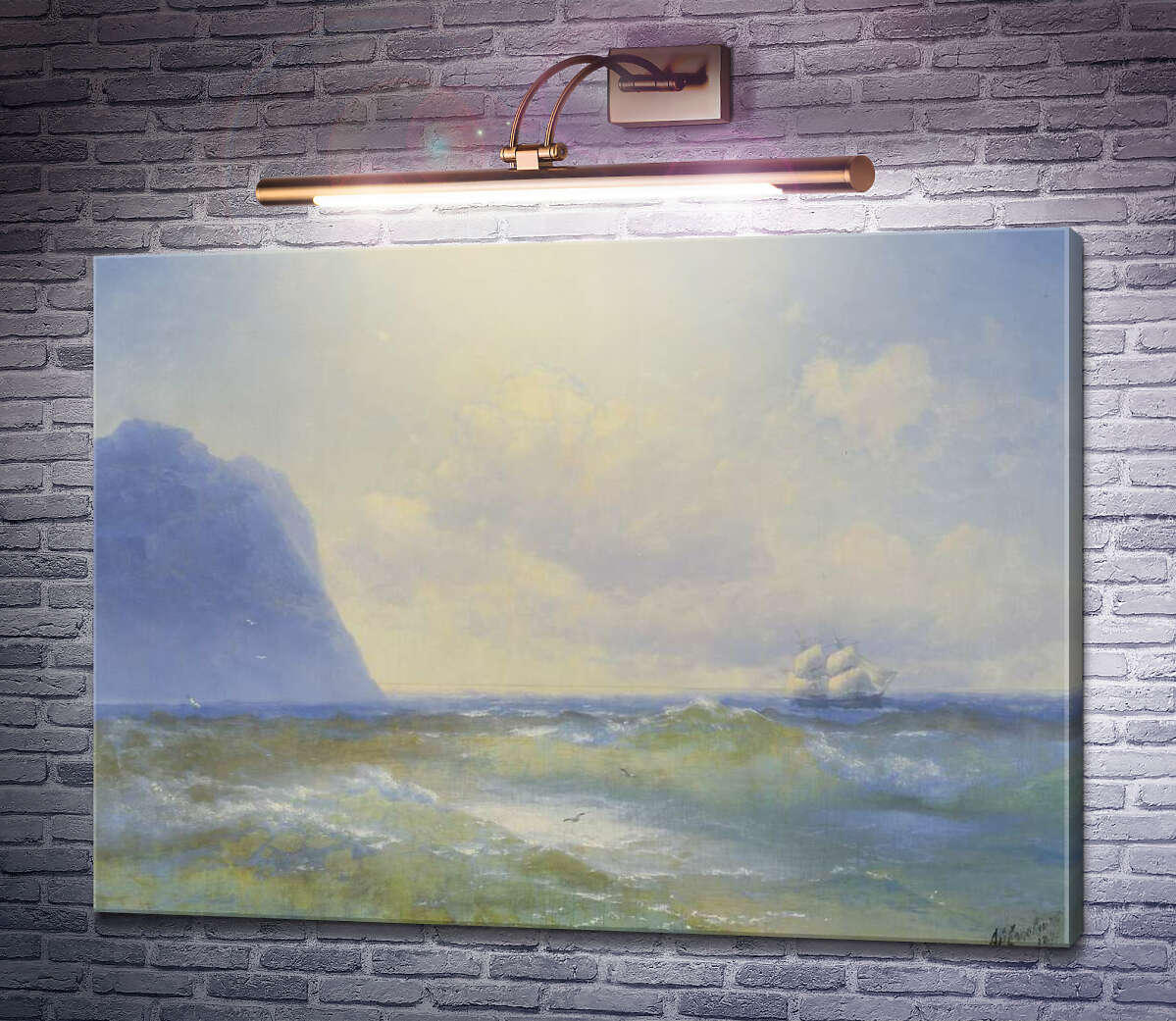 Картина Корабель в морі Іван Айвазовський