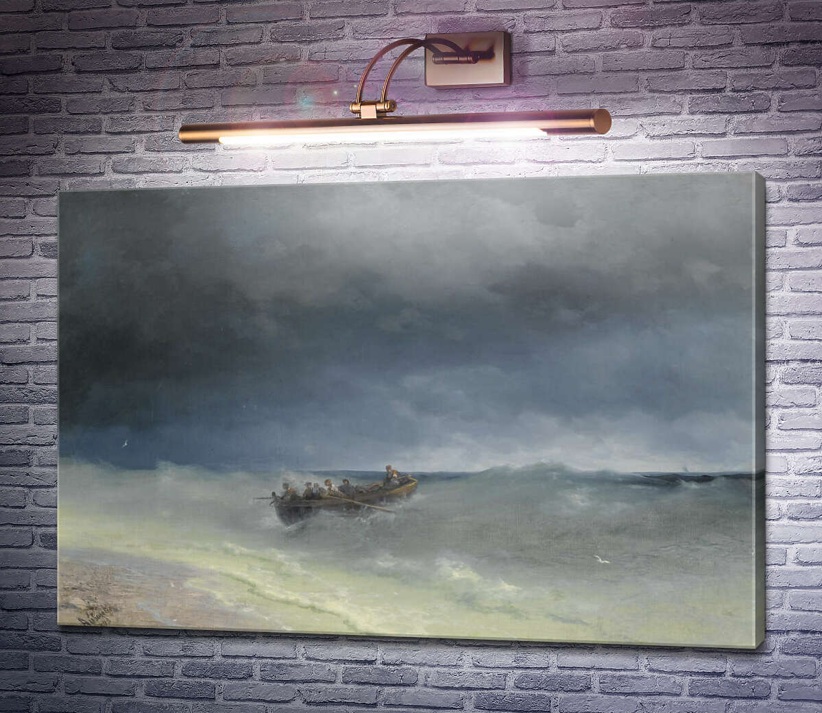 Картина В штормовом море Иван Айвазовский