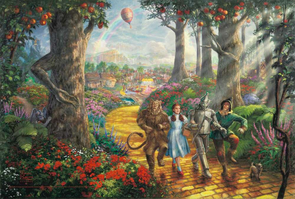 репродукція картина-постер  Дороті і смарагдове місто Томас Кінкейд