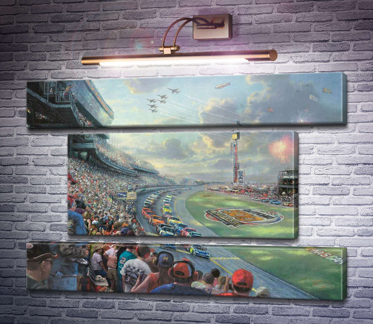 Модульная картина NASCAR THUNDER (Модуль №18) Томас Кинкейд