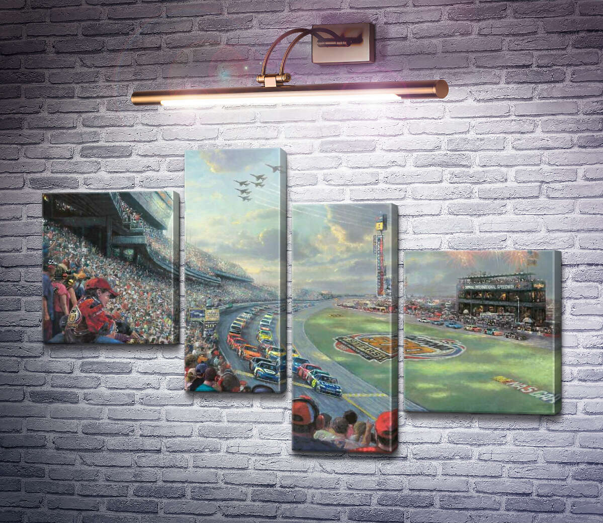Модульна картина NASCAR THUNDER (Модуль №21) Томас Кінкейд Модульна картина NASCAR THUNDER (Модуль №21) Томас Кінкейд
