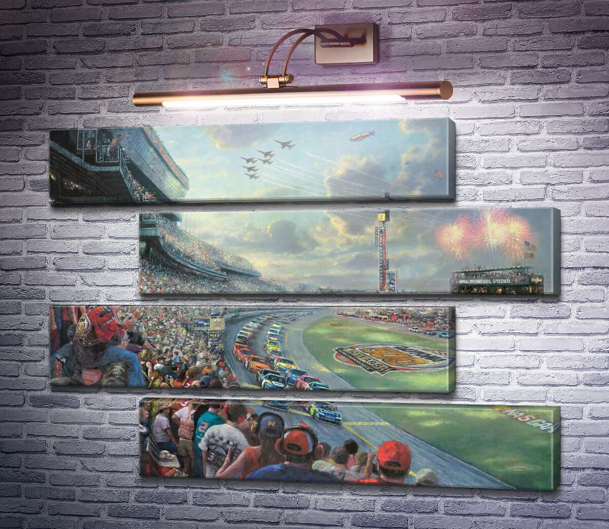 Модульная картина NASCAR THUNDER (Модуль №23) Томас Кинкейд