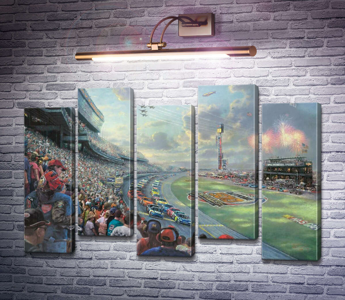 Модульная картина NASCAR THUNDER (Модуль №30) Томас Кинкейд Модульная картина NASCAR THUNDER (Модуль №30) Томас Кинкейд