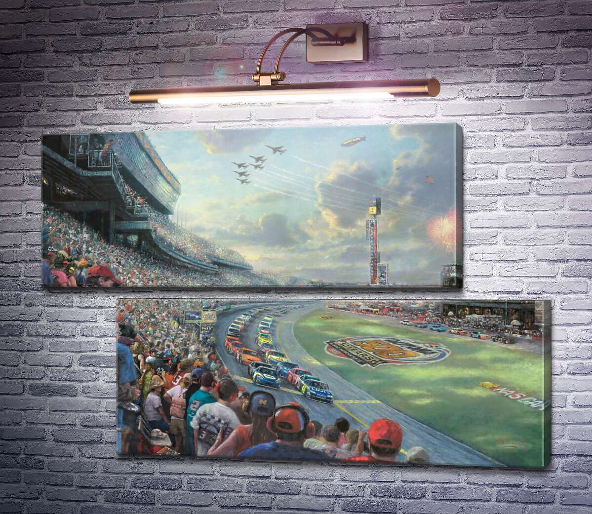 Модульная картина NASCAR THUNDER (Модуль №8) Томас Кинкейд Модульная картина NASCAR THUNDER (Модуль №8) Томас Кинкейд
