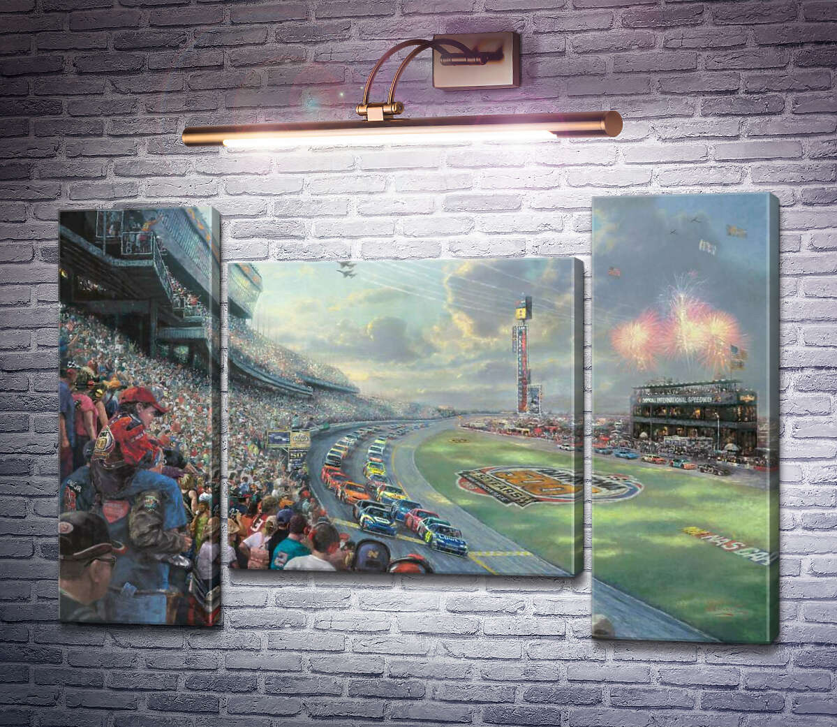 Модульна картина NASCAR THUNDER (Модуль №11) Томас Кінкейд Модульна картина NASCAR THUNDER (Модуль №11) Томас Кінкейд