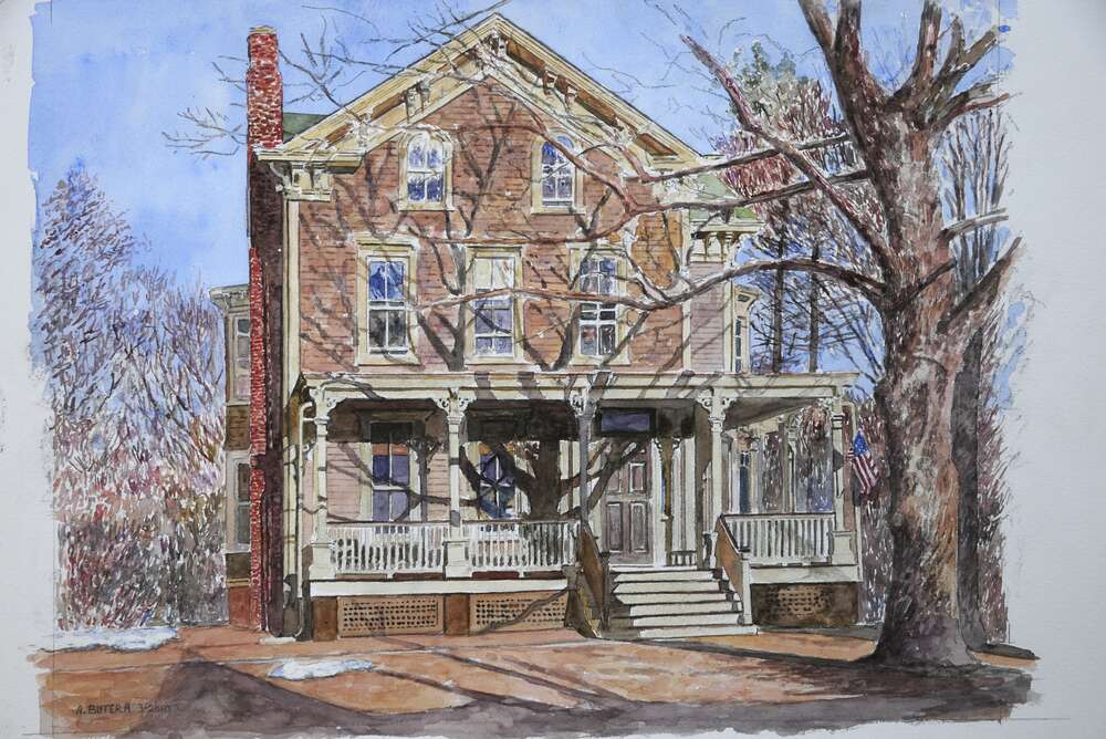 репродукція картина-постер  Історичний будинок, Вестфілд Нью-Джерсі Ентоні Бутера
