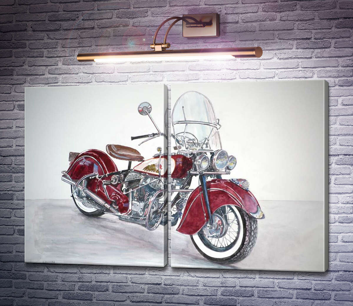 Модульна картина індіанський мотоцикл Ентоні Бутера