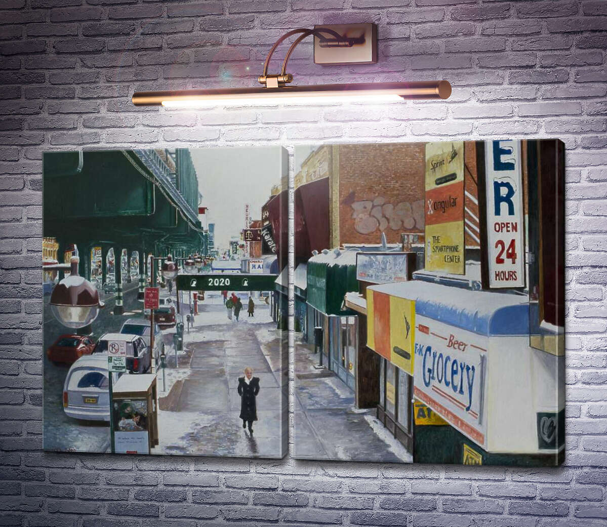 Модульна картина Під 86-ю вулицею, Бруклін Ентоні Бутера