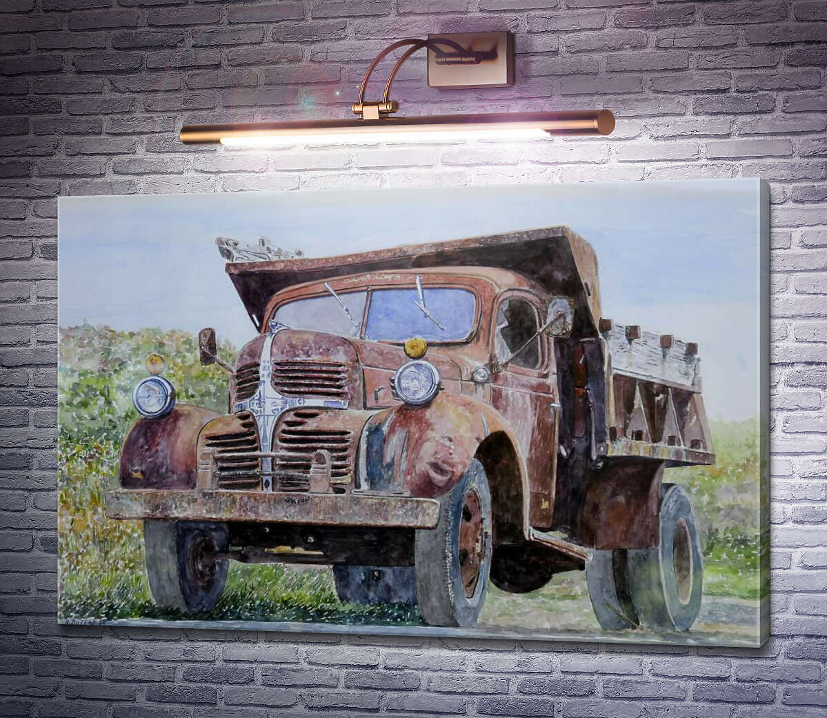 Картина Стара фермерський вантажівка Ентоні Бутера