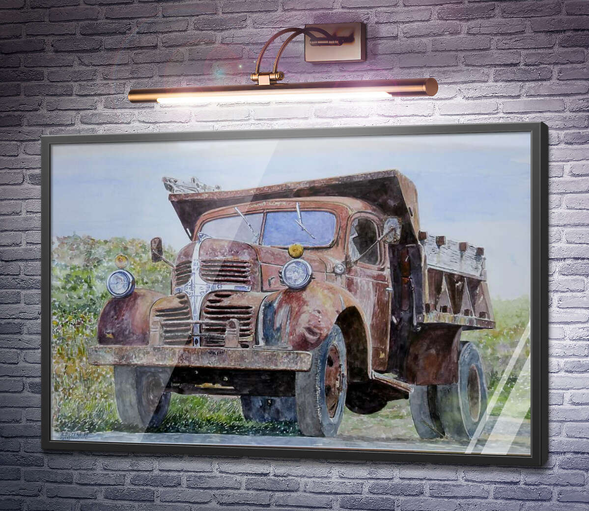 Постер Стара фермерський вантажівка Ентоні Бутера