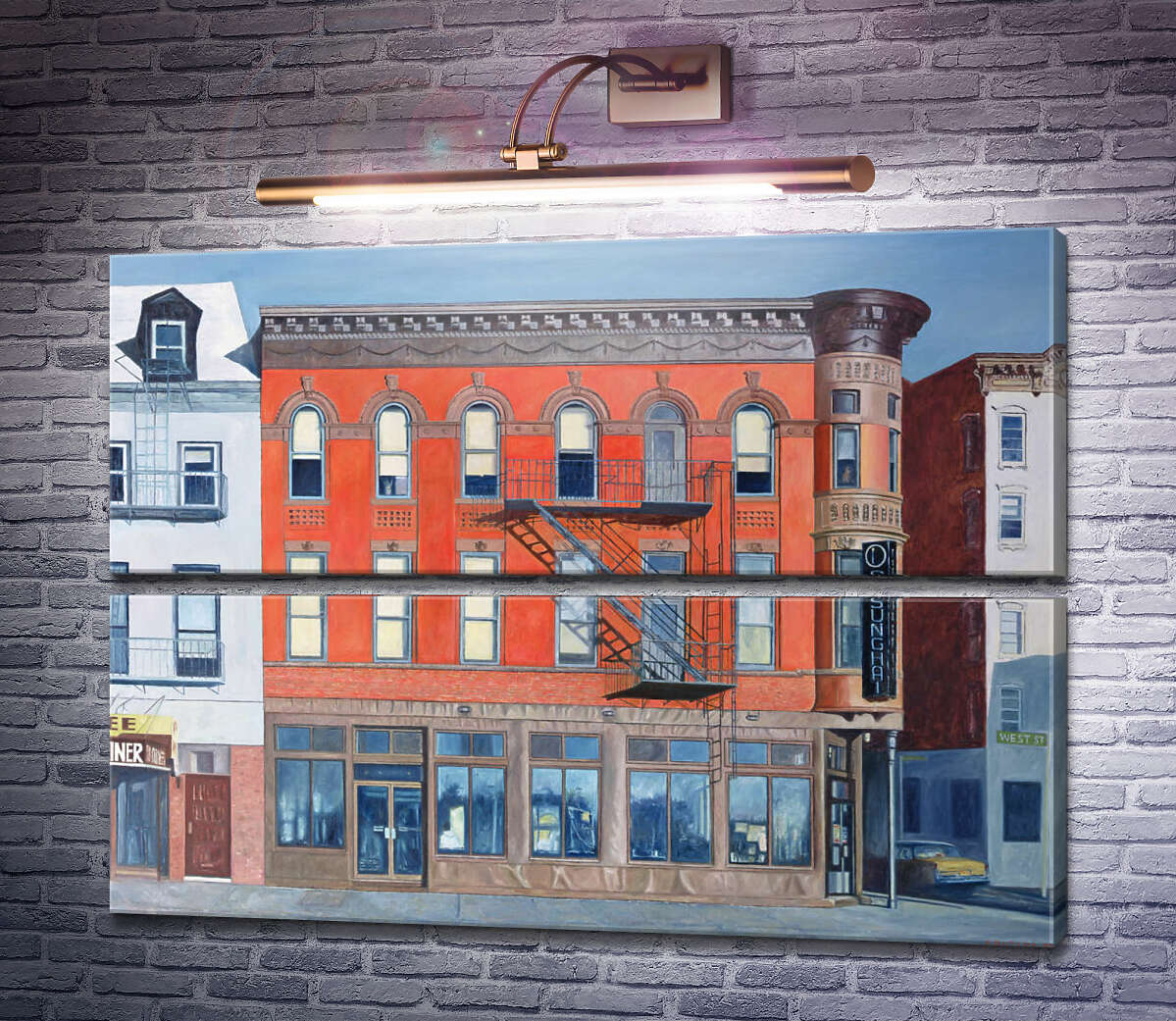 Модульная картина Ресторан "O Sunghai", West Village (Модуль №7) Энтони Бутера Модульная картина Ресторан "O Sunghai", West Village (Модуль №7) Энтони Бутера