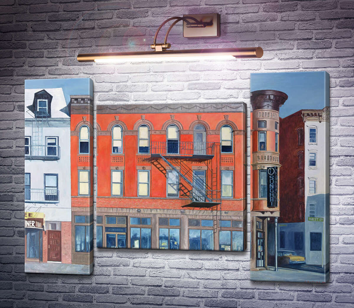 Модульна картина Ресторан "O Sunghai", West Village (Модуль №11) Ентоні Бутера Модульна картина Ресторан "O Sunghai", West Village (Модуль №11) Ентоні Бутера