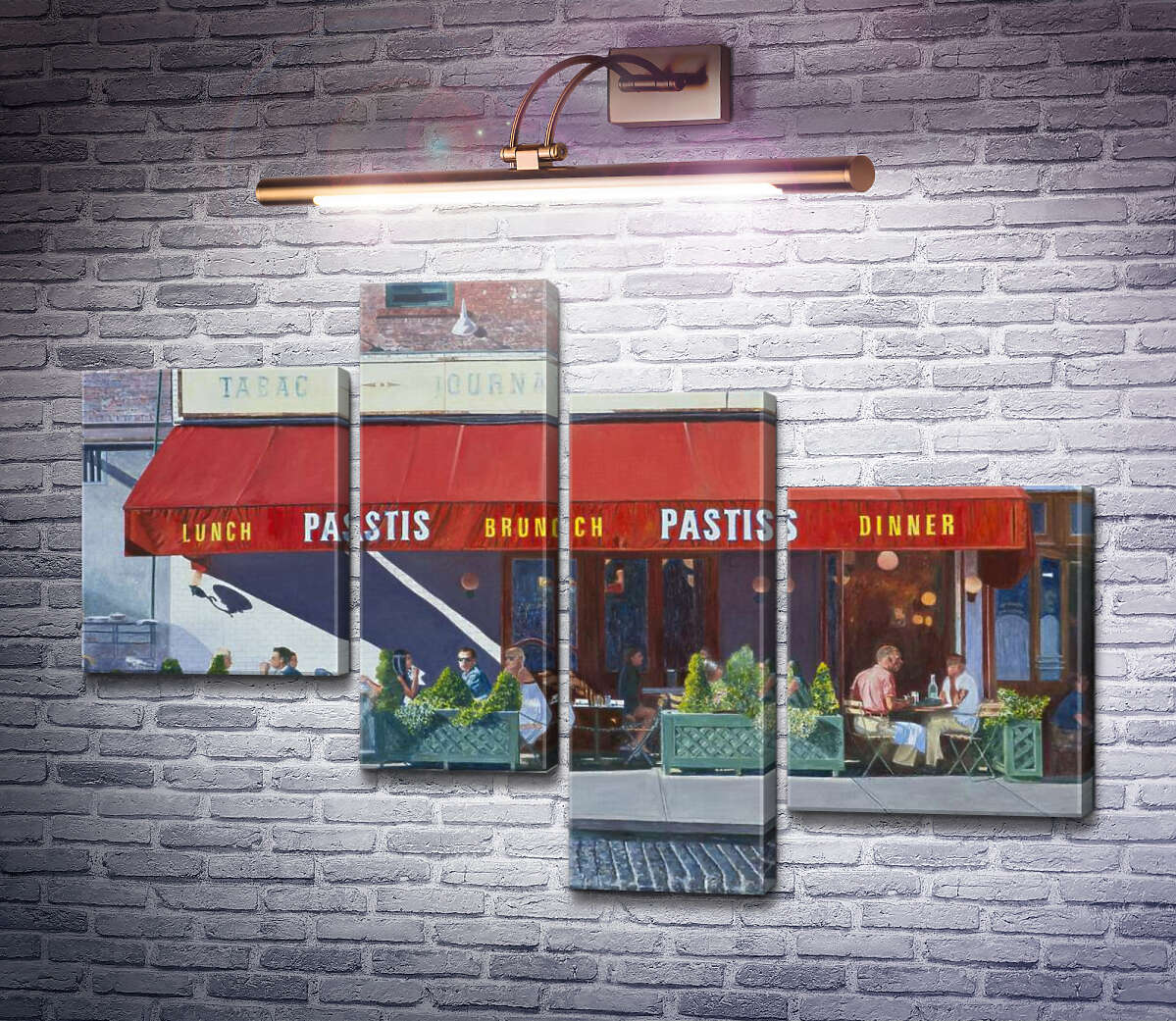 Модульна картина Закусочна Pastis (Модуль №21) Ентоні Бутера