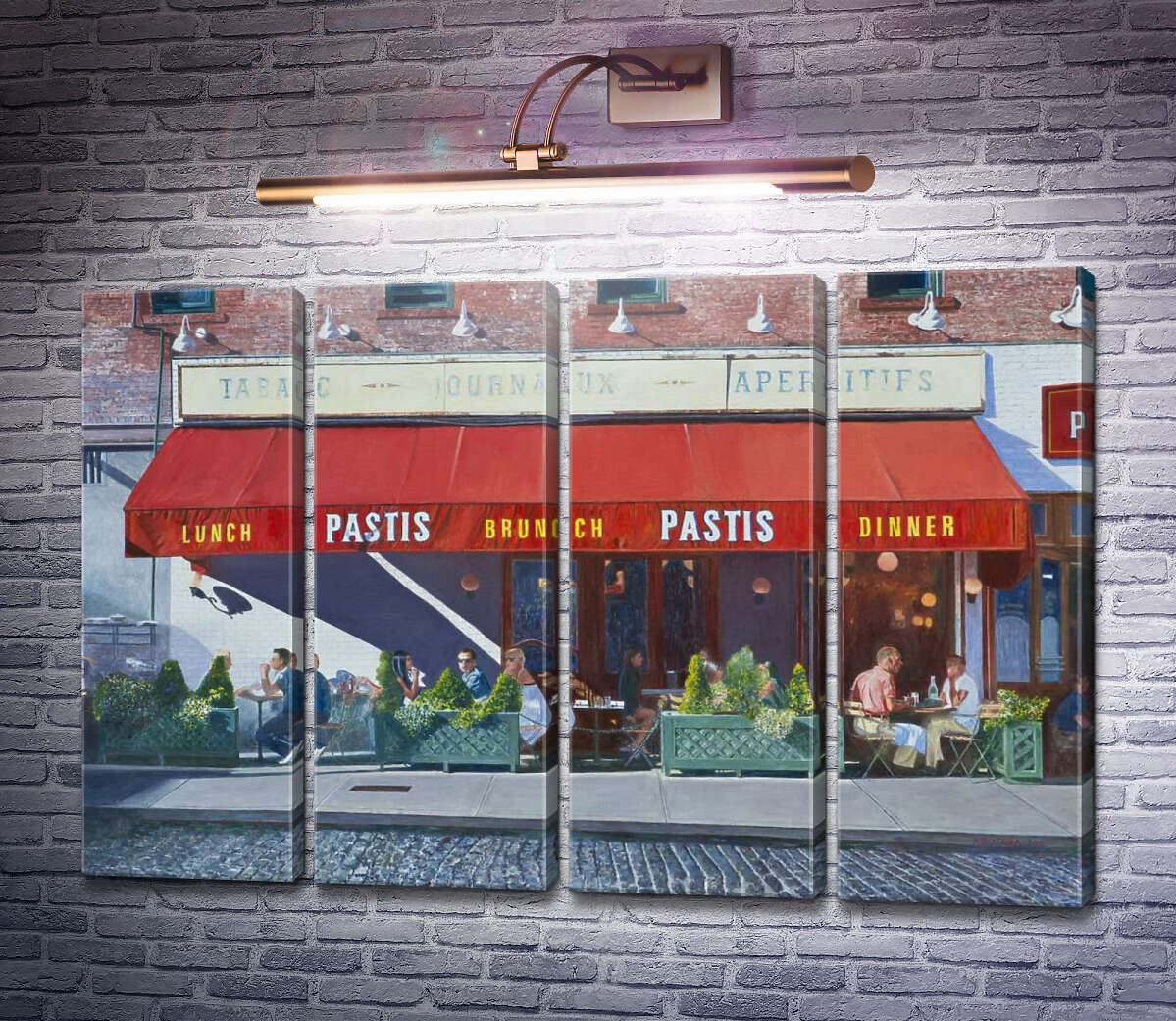 Модульна картина Закусочна Pastis (Модуль №24) Ентоні Бутера