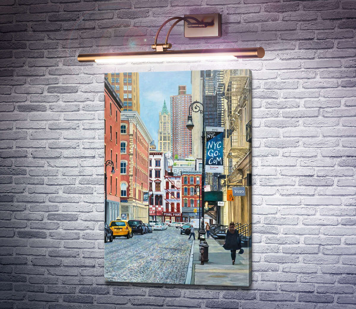 Картина "Перл Пейнт" на Канал-Стріт, Нью-Йорк Ентоні Бутера