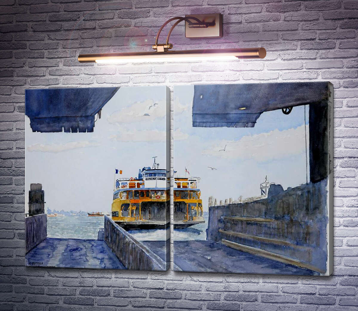 Модульна картина Стейтен-Айленд, поромна пристань Ентоні Бутера