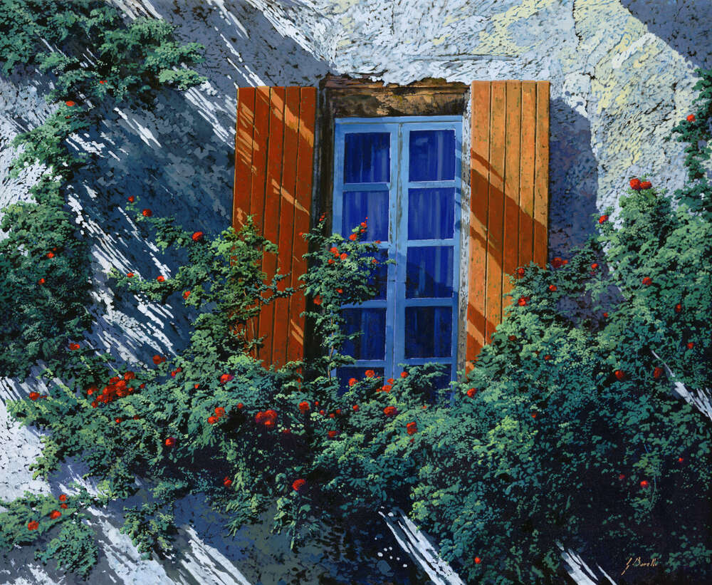 репродукція картина-постер  Тіні на вікні Гвідо Бореллі