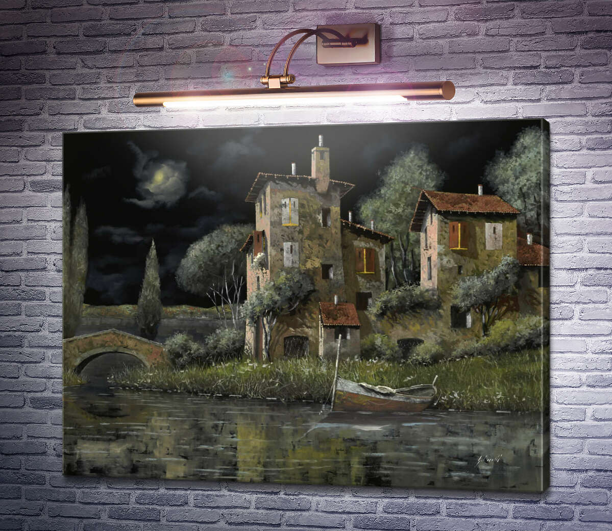 Картина Темна ніч Гвідо Бореллі