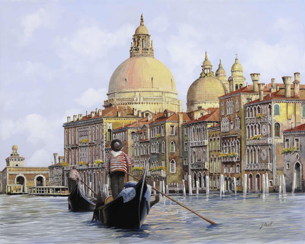 репродукція картина-постер  Венеція після полудня Гвідо Бореллі